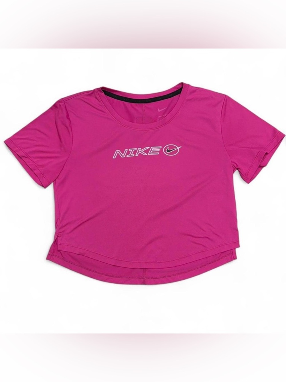 Nike Women's Hot Pink Short Sleeve Dri-FIT Tee